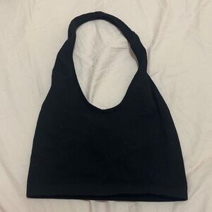 Zara Black Halter Neck Top